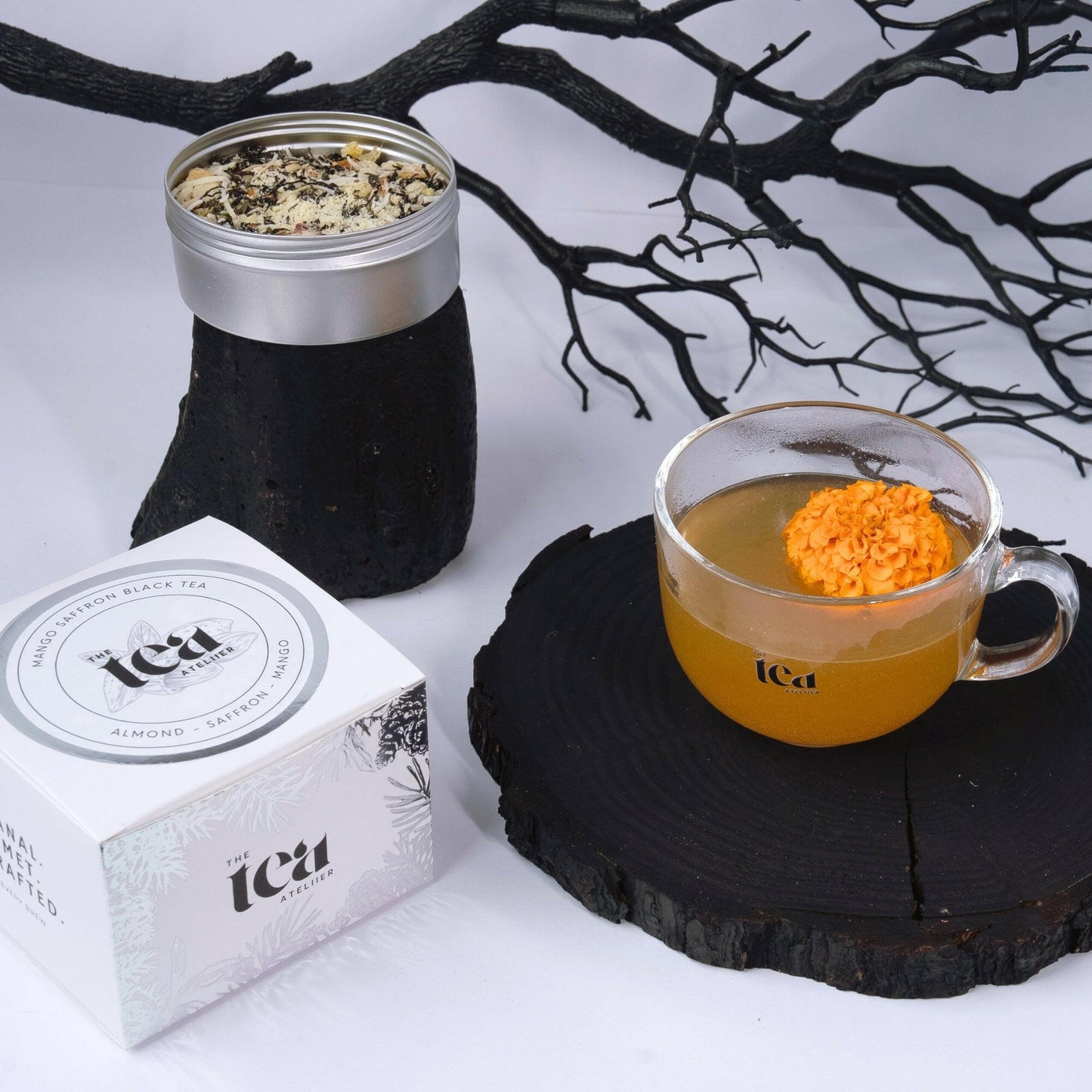 MANGO SAFFRON BLACK TEA - The Tea Ateliier