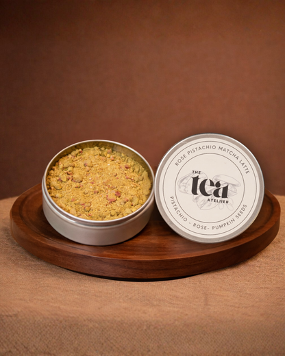 ROSE PISTACHIO MATCHA LATTE